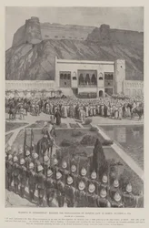 Roberts in Afghanistan, Reading the Proclamation of Martial Law at Kabul, 12 October 1879